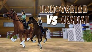 Hanoverian VS Arabian  Speedtest  Star Stable Online [upl. by Aral766]