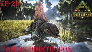 How To Tame Dimetrodon  Ark Lost Island  Tamil  abilities  Cluster  SFG [upl. by Yerag6]