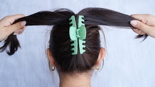 Latest Hairstyle For Ladies 2023 – Easy Bun Hairstyle With Claw Clip  Juda Hairstyle For Summer [upl. by Gwendolin]