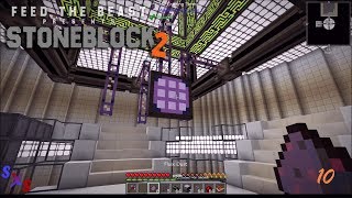 StoneBlock 2  Ep 10  ME System is Functional [upl. by Aneehs]