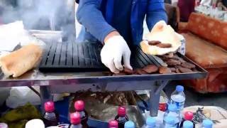 Meat Kebab aka Şiş Köfte  Turkish Street Food [upl. by Hanikehs443]