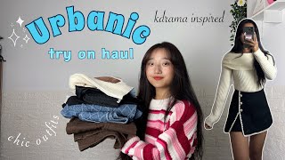 URBANIC try on haul  chic  kdrama inspired outfits 💕 [upl. by Annol]