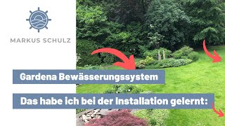 Mein automatisches Bewässerungssystem Das habe ich bei der Installation gelernt Gardena [upl. by Ilehs]