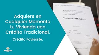 Fovissste Inscripción Continua 2023 Crédito Tradicional Sin Convocatoria [upl. by Thorvald338]