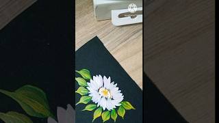 white flower painting easyart [upl. by Lekim567]