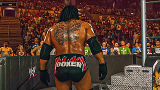 WWE 2K23  Booker T vs The Rock  Night of Champions  Gameplay [upl. by Auqined107]