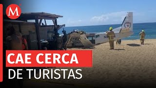 Aterrizaje forzoso de avioneta deja un muerto y seis heridos en Oaxaca [upl. by Marron929]