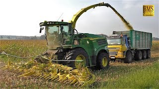 Maishäckseln  Häcksler John Deere 8800i Biogasanlage  Maisernte  Maize harvest Germany  LU Blunk [upl. by Jervis]