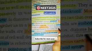 NEET2025 🎯 NCERT LINE BY LINE  medicopriyani 👍🏻biologybook neet aiims [upl. by Arbed731]