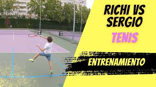 Entrenamiento Tenis  Richi y Sergio Chamoso 06102024 [upl. by Ecirahc10]