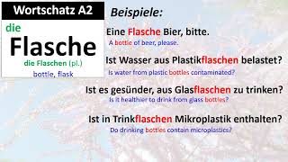 Wortschatz A2 Flasche [upl. by Marsiella]