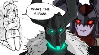 Aatrox and Mordekaiser react to Brainrot [upl. by Tseng203]