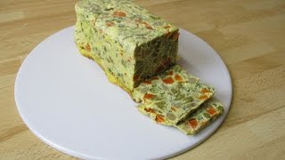 Recette de la terrine de légumes aux oeufs  Recette facile [upl. by Harms856]