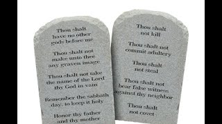 The Ten Commandments Scripture Reading of Exodus 20217 [upl. by Nnayar]