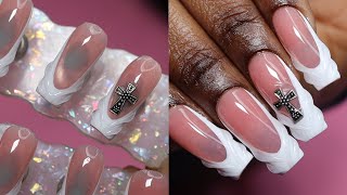 ACRYLIC PRESSON NAILS  3D DESIGN [upl. by Aneroc]