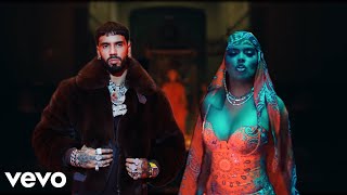 Anuel  Karol G  Como Antes official Music Video [upl. by Coates645]