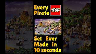 Every Lego Pirate Set in 10 Seconds legopirate short shorts [upl. by Nwahs177]