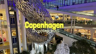 Tour of shopping mall in Copenhagen Denmark🇩🇰 Best shopping place Fisketorvet [upl. by Allicerp]