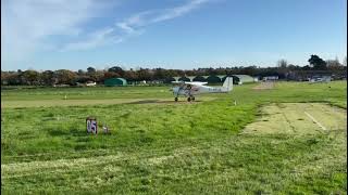 First Solo take off  Ikarus C42  NPPL  Sandown Isle of Wight [upl. by Beverlee]