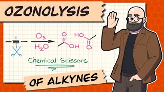 Ozonolysis of Alkynes  Chemical Scissors [upl. by Pulsifer851]