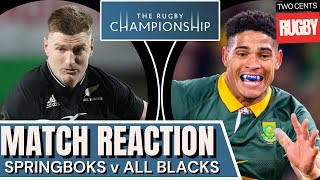 Springboks v All Blacks Game 1 Review  Rugby Championship 2024 [upl. by Enelloc]