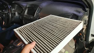 Opel insignia cabin air filter replacement طريقه تغيير فلتر تكييف اوبل انسيجنيا [upl. by Anawik]