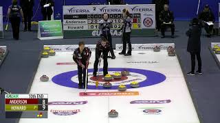 2020 Viterra Scotties  B Final  Anderson vs Howard [upl. by Wack]