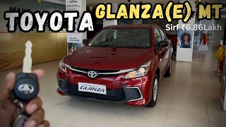 TOYOTA GLANZA E BASE MODEL VALUE FOR MONEY VARIANT ❤️ NEW TOYOTA GLANZAE REVIEW IN HINDI [upl. by Ashok506]