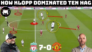 Tactical Analysis  Liverpool 70 Manchester United  Klopps Adjustments Make The Difference [upl. by Tavia737]