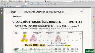 Variateur de vitesse 1 Moteur 2 vitesses et câblage avec API [upl. by Kwabena]