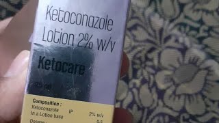 Ketoconazole lotion 2 Wv review  benifit of ketoconazole  how to use ketoconazole lotion Hindi [upl. by Rosen]