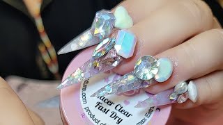 Enailcouturecom fill with acrylic nails nailart naildesign nailtutorial [upl. by Carny]