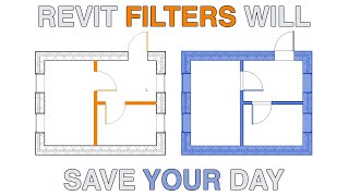 Rulebased and selection filters  Revit tutorial in 120 seconds [upl. by Daphene795]