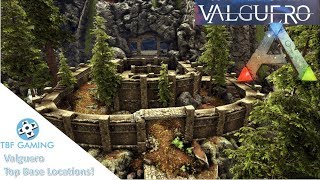 Valguero Top Base Locations  Ark Survival Evolved new map  Ark Valguero best building areas [upl. by Jannery]