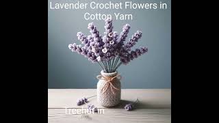 Lavender Crochet Flower Ideas [upl. by Irisa]