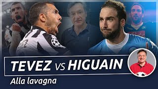 Tevez VS Higuain  Alla Lavagna  Fabio Caressa [upl. by Bough]