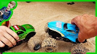 Monster Trucks Explore the Shore [upl. by Sosthena]