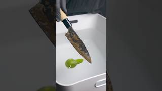 【Before After】I Couldn’t Cut the Sudachi So I Sharpened the Deba Knife 🔪✨ asmr [upl. by Alyn747]