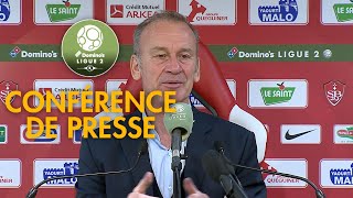 Conférence de presse Stade Brestois 29  Gazélec FC Ajaccio  41   201819 [upl. by Bores]