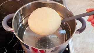 Haben Sie schon einmal Brot in kochendem Wasser gekocht Neues Brotrezept Brot backen [upl. by Kudva]