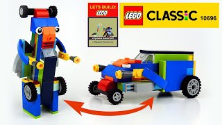 Lego 10696 Robot MOC 👍 Transformer Robot from Car 🚗 How to build LEGO 💰 Save Money amp Space 💰👍 [upl. by Held]