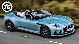 FIRST DRIVE 671bhp Aston Martin DB12 Volante – World’s Most Beautiful New Car [upl. by Yran922]