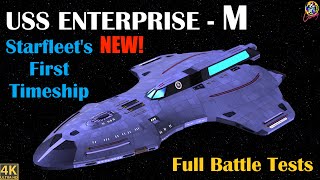 WOW 28th Century USS Enterprise M  4 Battles Husnock  Enterprise J Star Trek Ship Battles [upl. by Ranite958]