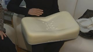 New ergonomic pillow claims to slow aging [upl. by Earej626]