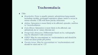 Tracheomalacia  CRASH Medical Review Series [upl. by Nomma]