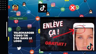 Comment enregistrer une vidéo TikTok sans le logo  filigrane [upl. by Varipapa]