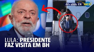 Lula é recebido pelo prefeito de BH no aeroporto da Pampulha [upl. by Sletten]