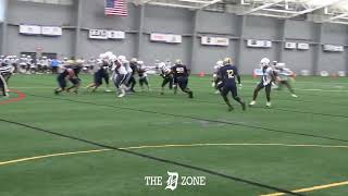 LEAD Prep Academy DT Marquell BellNelson Detroit King grad tackle vs HH Prep Post Grad OH [upl. by Yesnek]