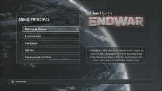 Gameplay Tom Clancys Endwar  DébutTuto du mode campagne Xbox360 12 [upl. by Idham]