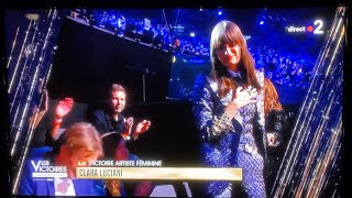 La victoire de Clara Luciani aux Victoires de la Musique 2022 [upl. by Stedman]